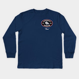 Scruffy-Looking Mechanic Kids Long Sleeve T-Shirt